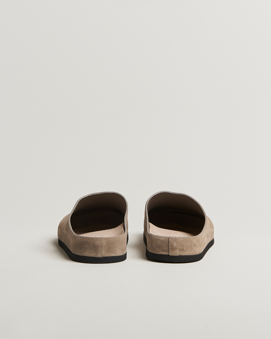 Men | Common Projects Suede Clog Taupe | Common Projects | Suede Clog Taupe
