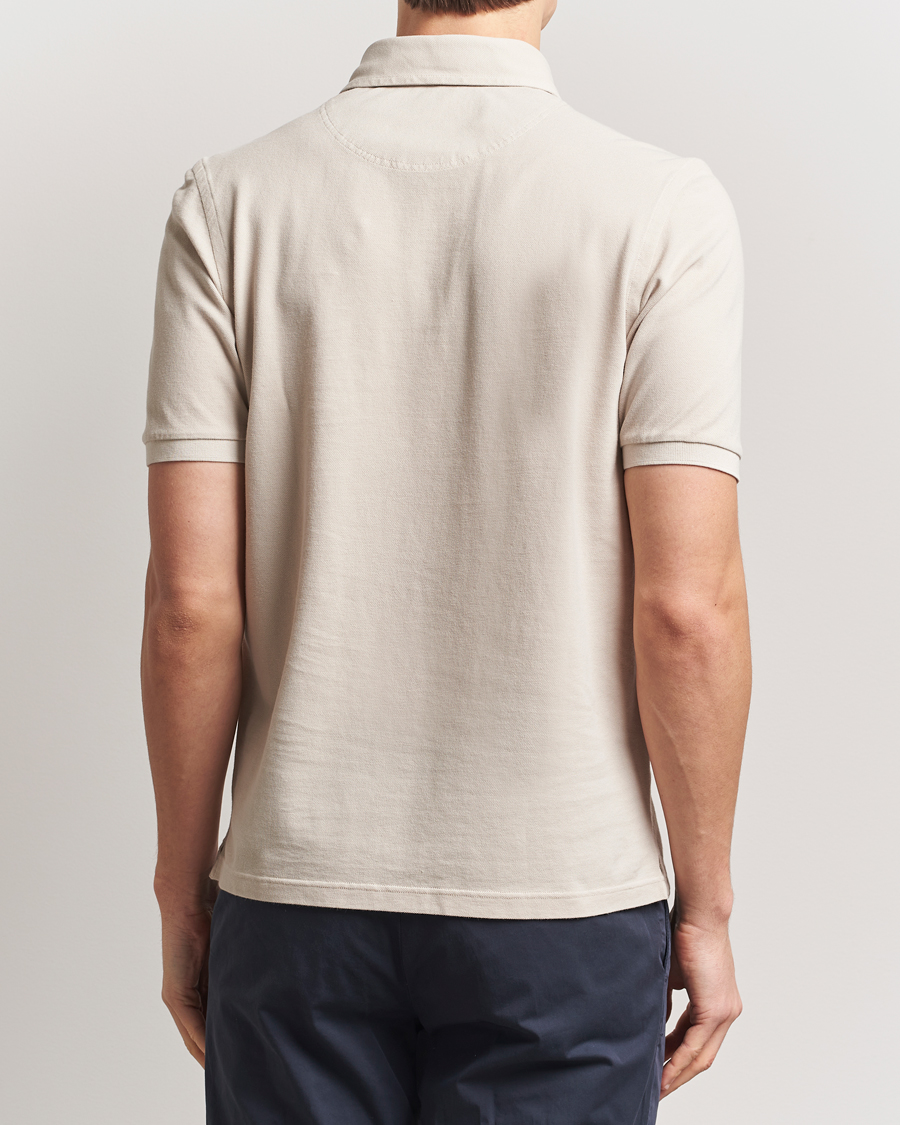 Men | Polo Shirts | Gran Sasso | Washed Polo Beige Melange