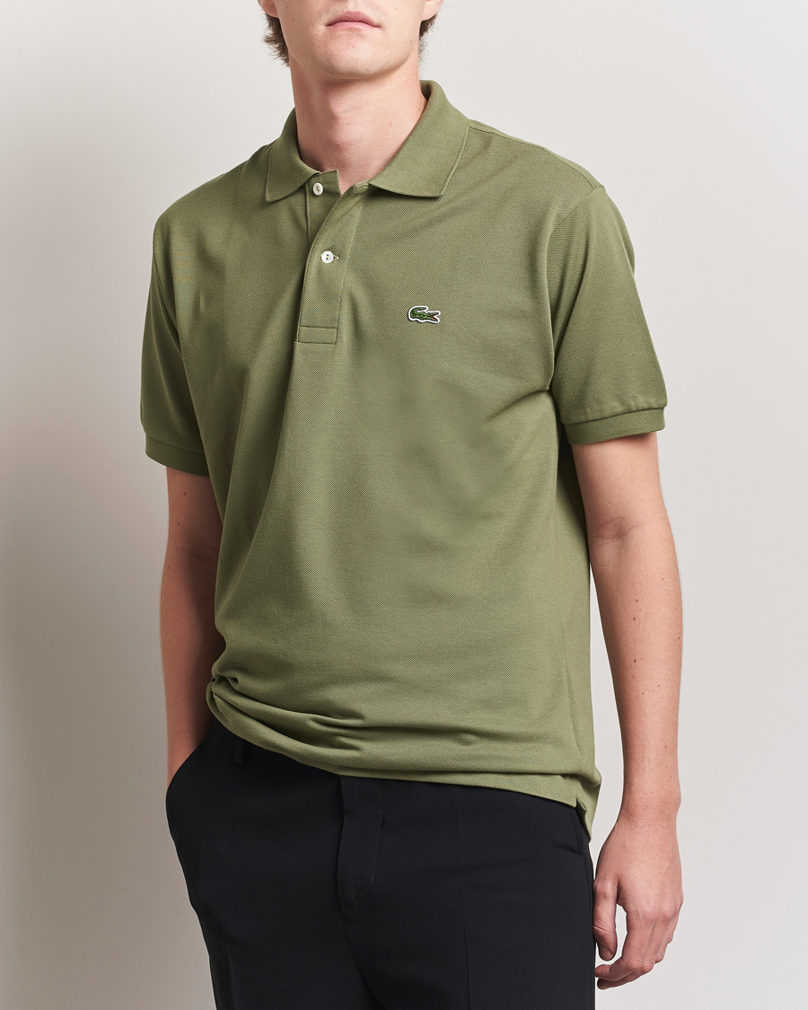 Lacoste Original Polo Piké Khaki Green at CareOfCarl.com