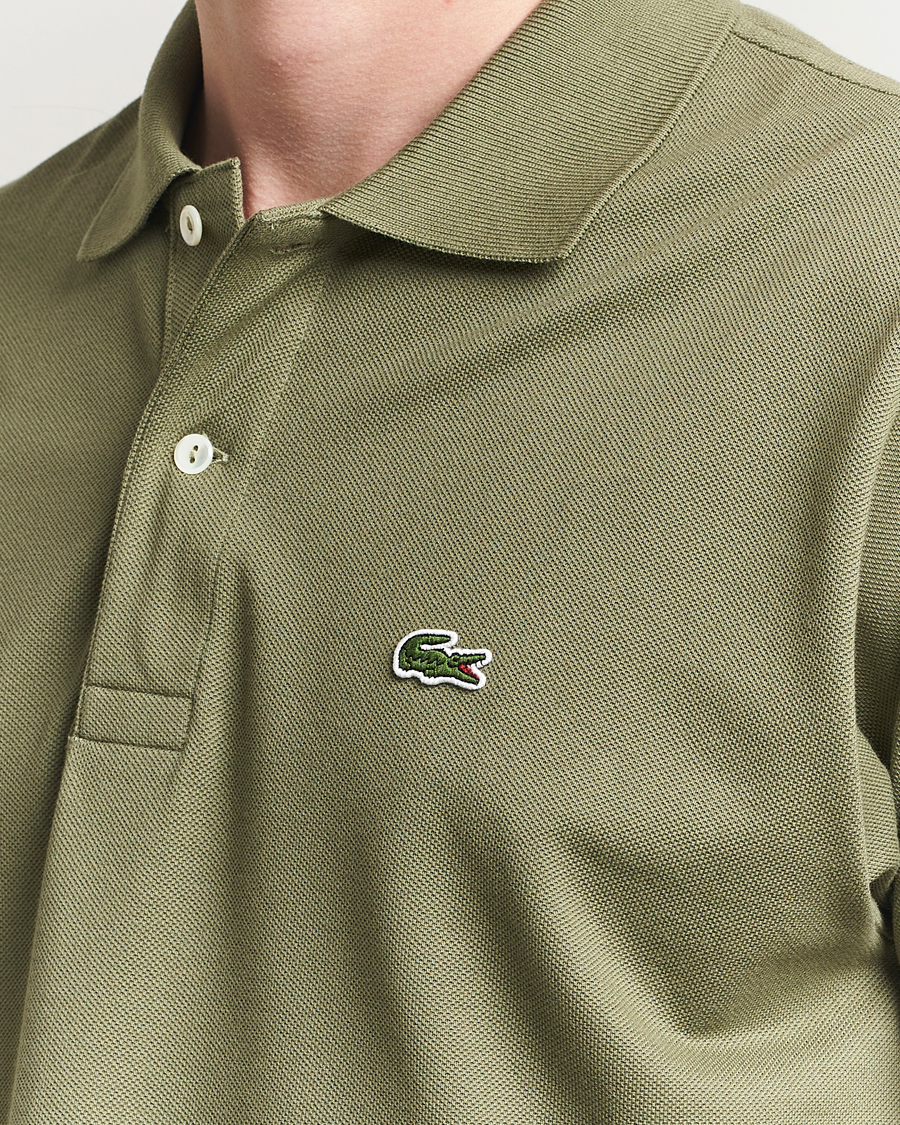 Lacoste Original Polo Piké Khaki Green at CareOfCarl.com