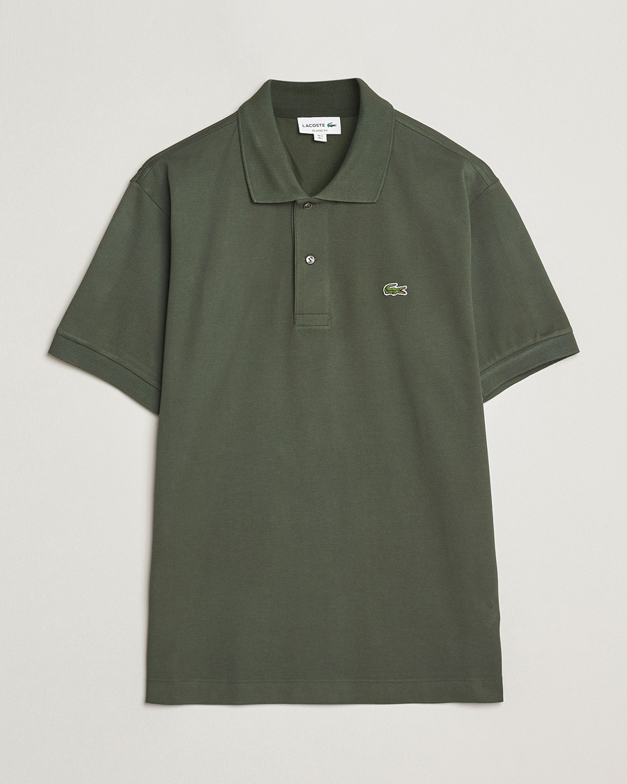 クラシック Islensk Pjodlog Lacoste Original Polo Piké Squadron Green at CareOfCarl.com