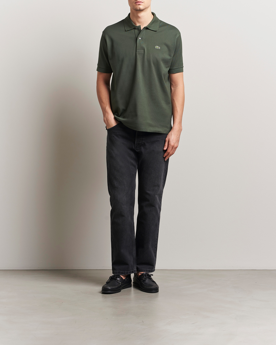 Lacoste Original Polo Piké Squadron Green at CareOfCarl.com
