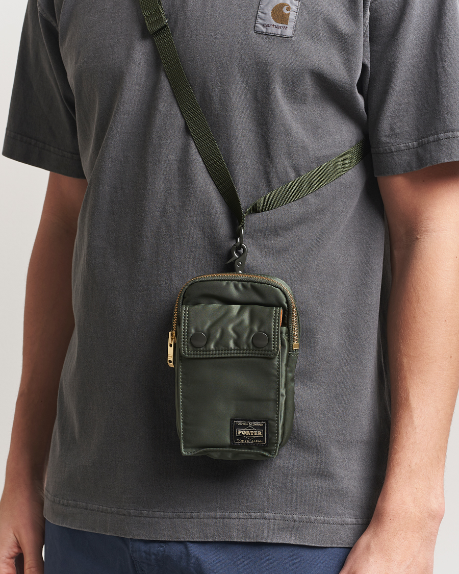 Men | Bags | Porter-Yoshida & Co. | Tanker Mobile Pouch Sage Green