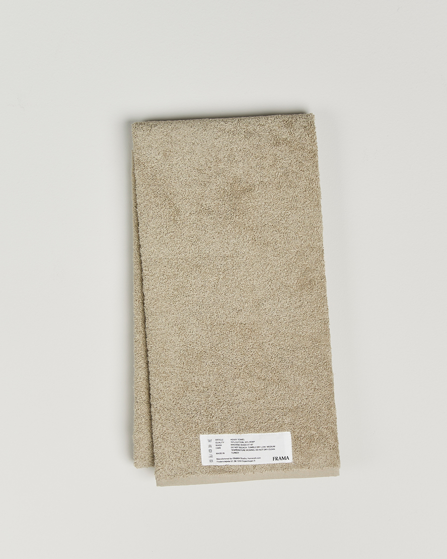 Men | Fabrics | Frama | Heavy Bath Towel 70x140cm Sage Green