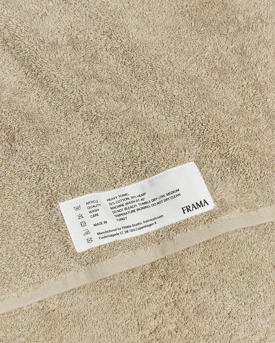 Men | Fabrics | Frama | Heavy Bath Towel 70x140cm Sage Green