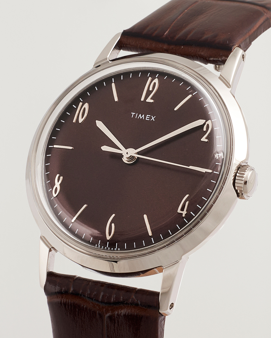 Men | Timex Marlin Handwind 34mm Chocolate Brown Dial | Timex | Marlin Handwind 34mm Chocolate Brown Dial