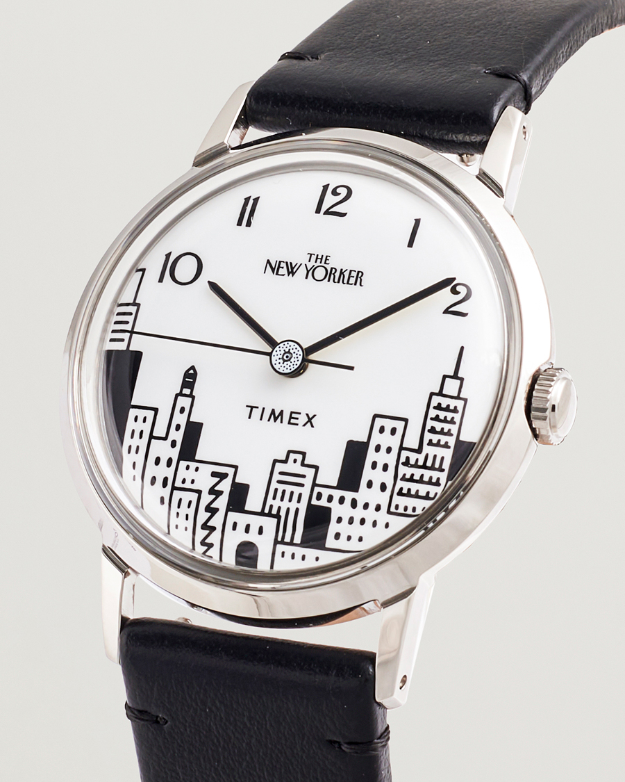 Timex Timex X New Yorker Marlin Hand Wind 34mm White Dial at