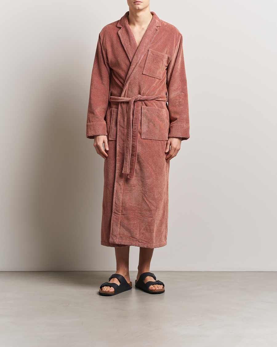 Men | OAS Velour Long Robe Roza | OAS | Velour Long Robe Roza
