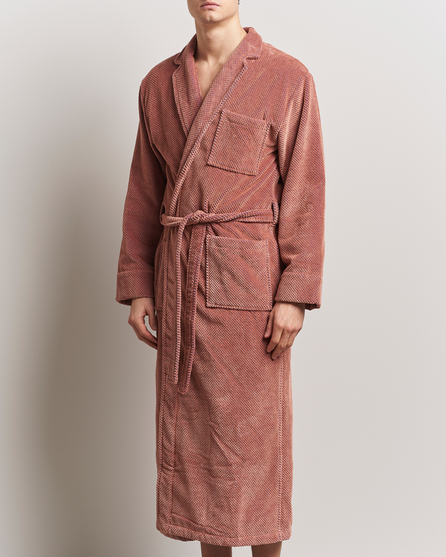 Men | OAS Velour Long Robe Roza | OAS | Velour Long Robe Roza