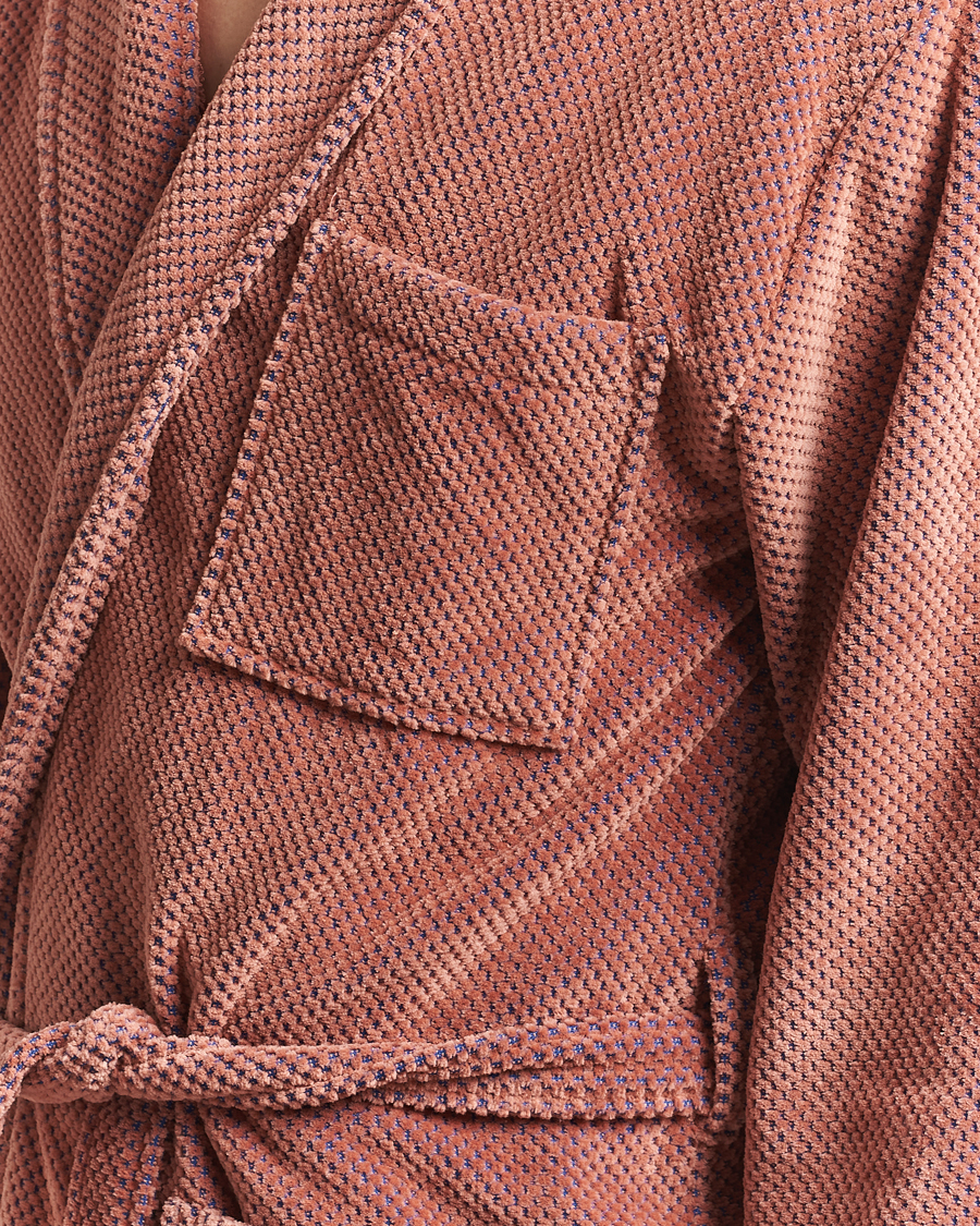 Men | OAS Velour Long Robe Roza | OAS | Velour Long Robe Roza