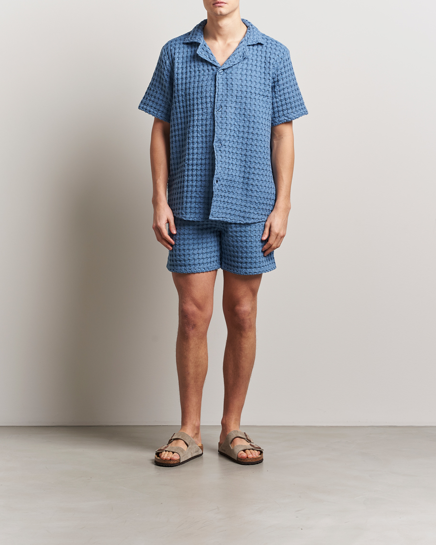 Men | Shirts | OAS | Cuba Waffle Shirt Coronet