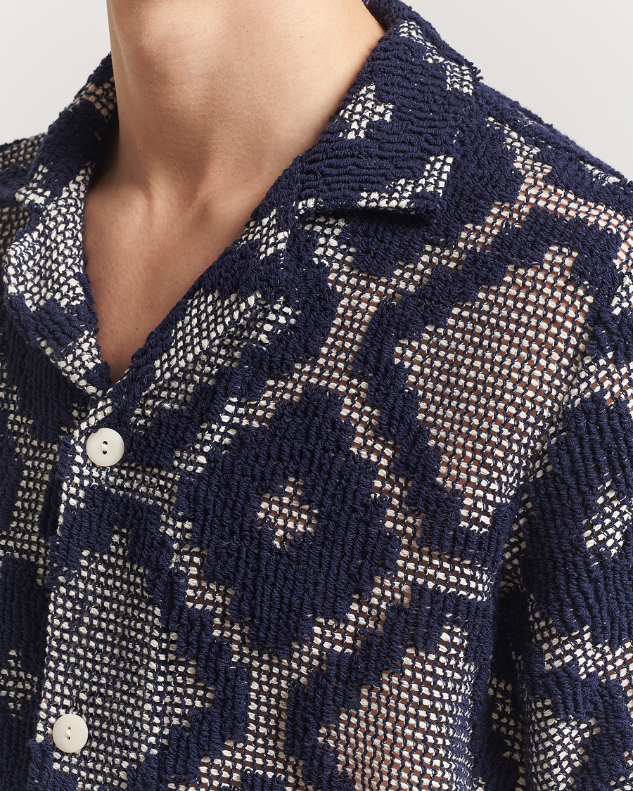 Men | Shirts | OAS | Cuba Crochet Shirt Trastevere