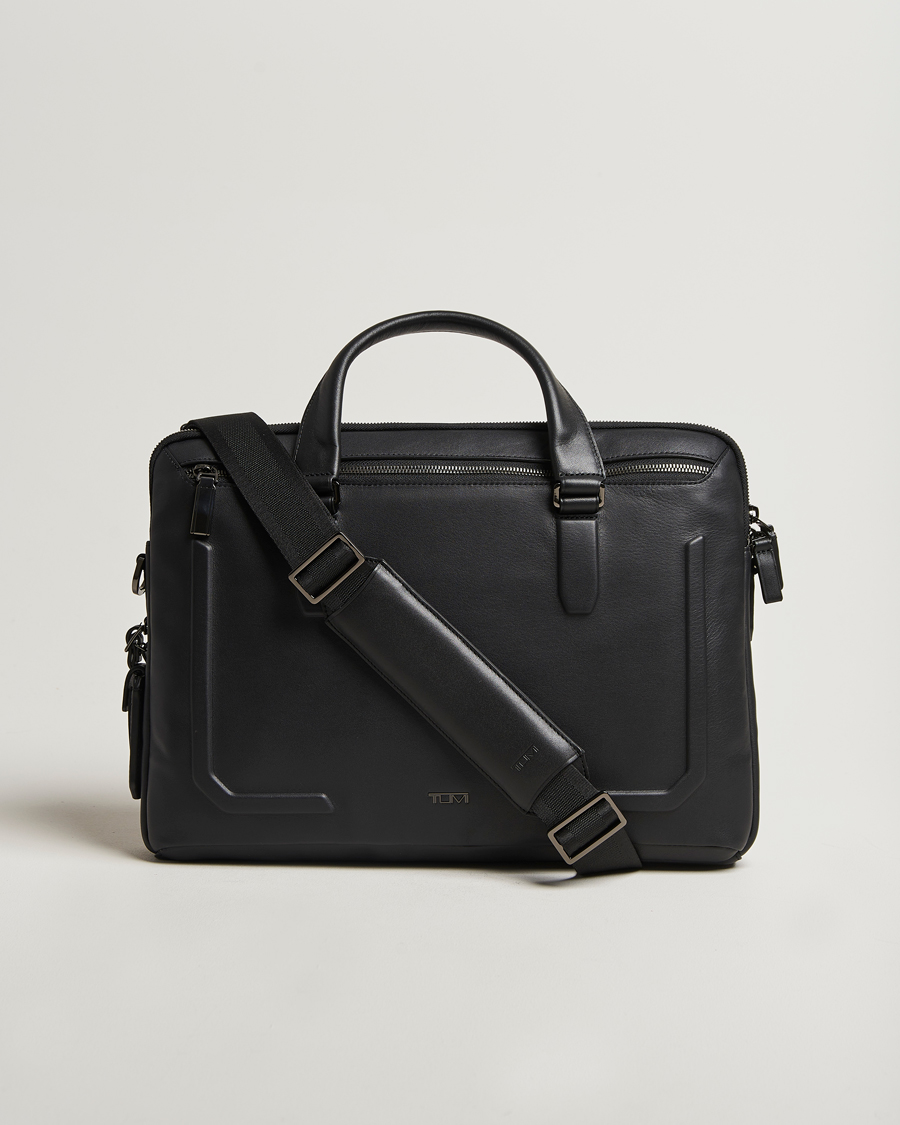 Men | Bags | TUMI | Harrison Sycamore Slim Leather Brief Black