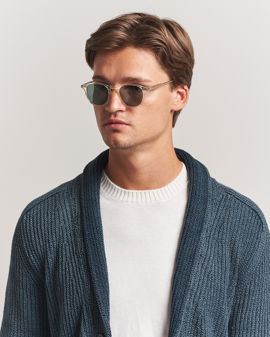 Men | Sunglasses | Garrett Leight | Hampton 46 Sunglasses Pure Glass