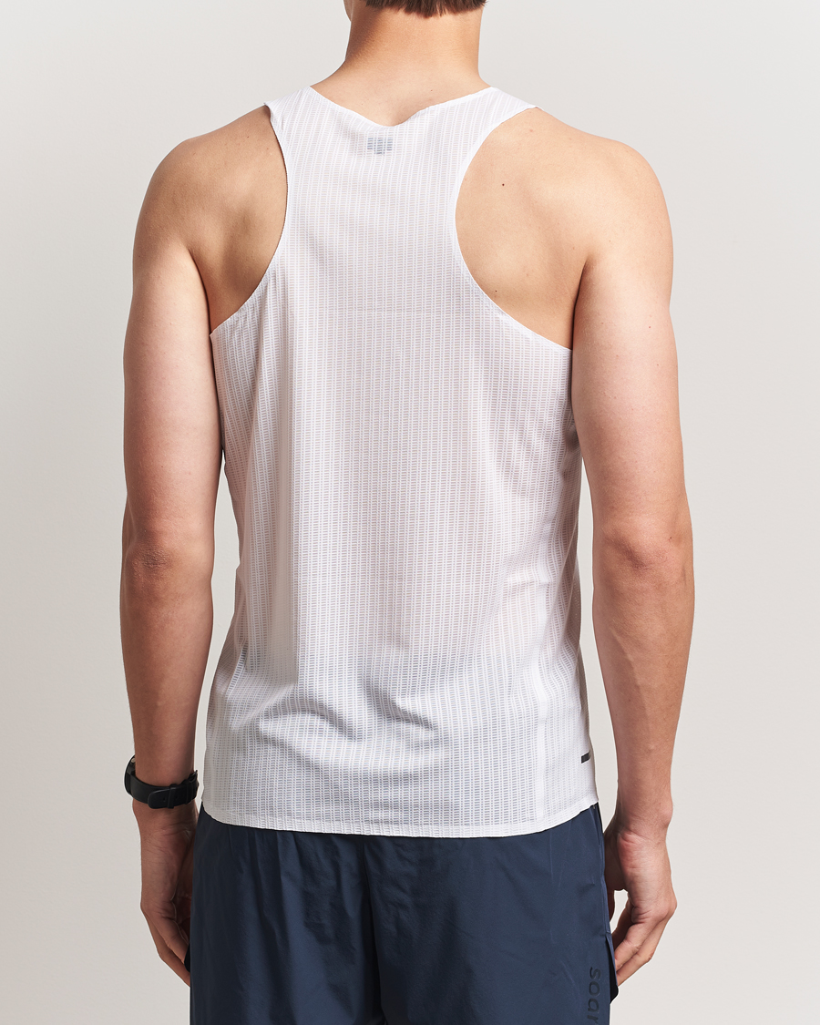 Men | T-Shirts | SOAR Running | Race Vest White