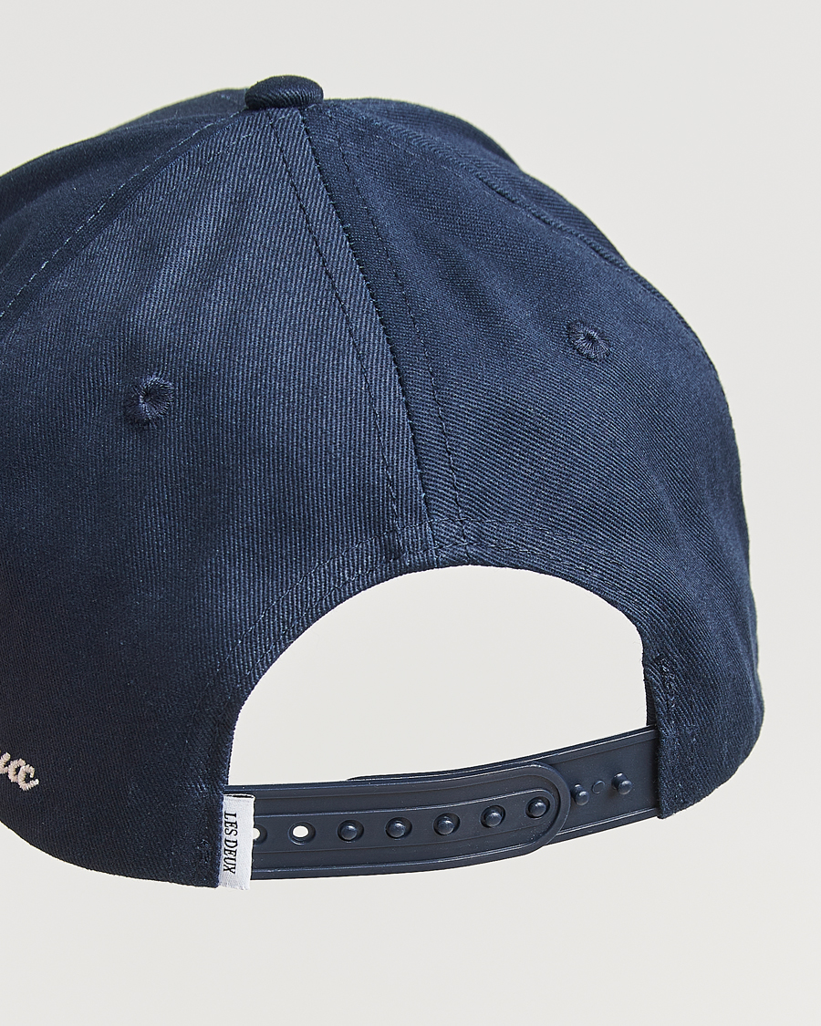 Men | Les Deux Crew Organic Baseball Cap Dark Navy | LES DEUX | Crew Organic Baseball Cap Dark Navy