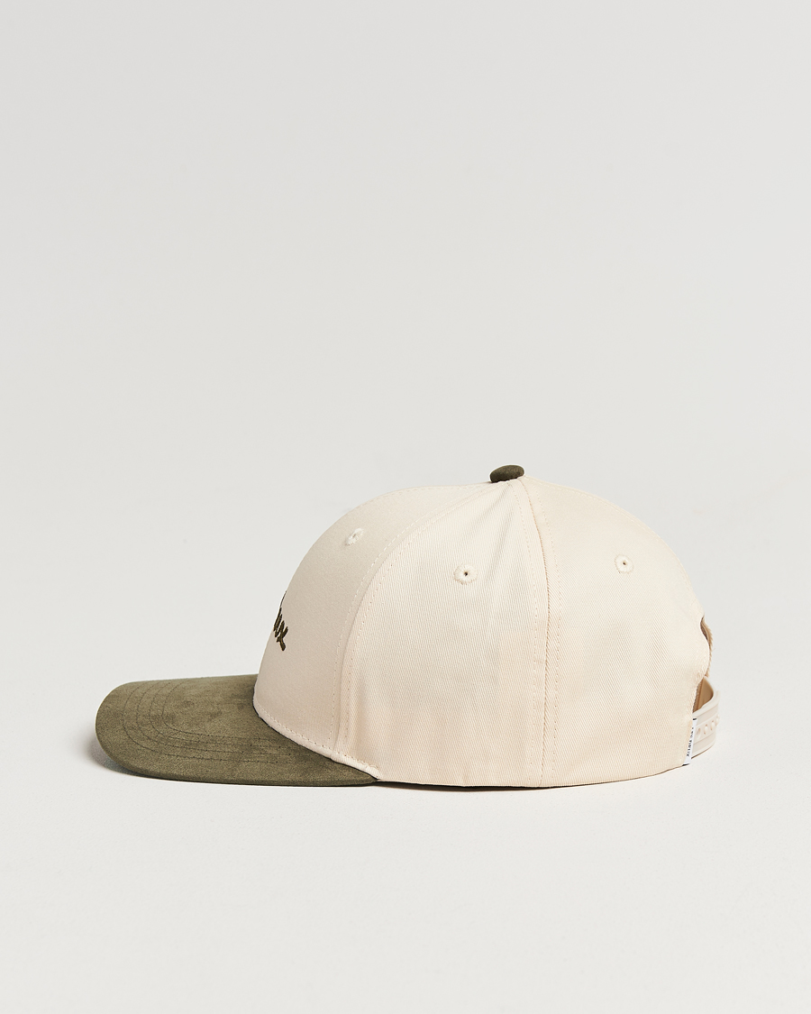 Men | Les Deux Brad Contrast Suede Baseball Cap Ivory | LES DEUX | Brad Contrast Suede Baseball Cap Ivory