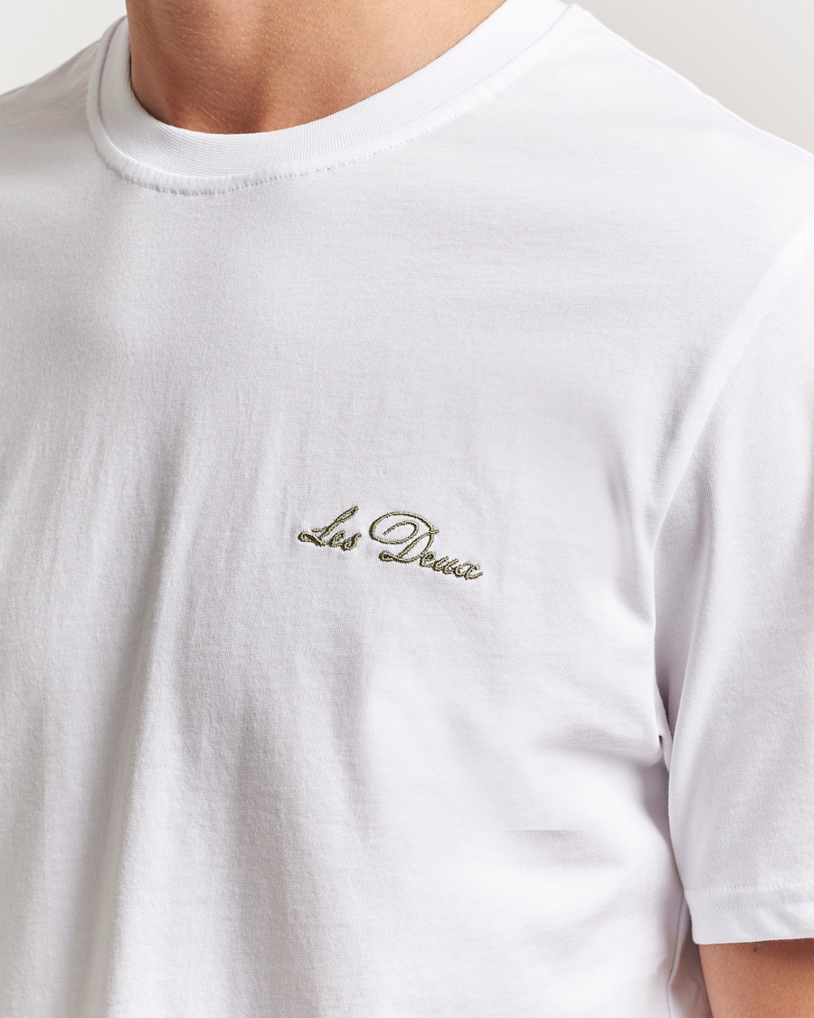 Men | T-Shirts | LES DEUX | Wild Flower T-Shirt White