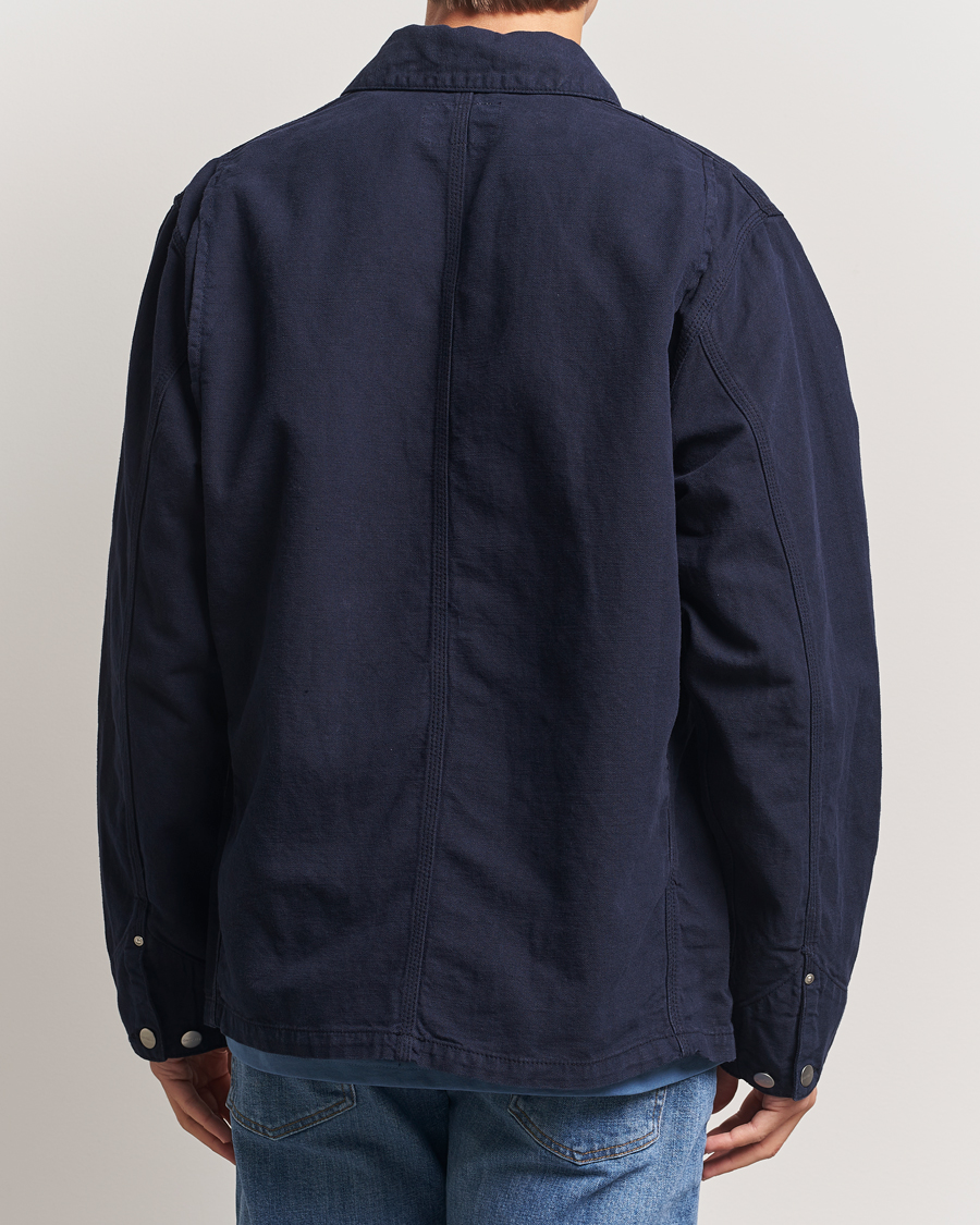 Carhartt WIP Walter Cotton/Linen Chore Coat Dark Navy at