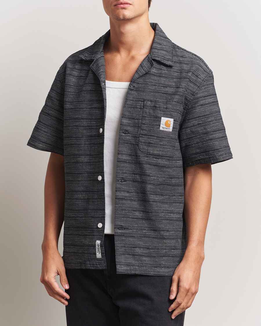 Men | Shirts | Carhartt WIP | Gellar Short Sleeve Shirt Black
