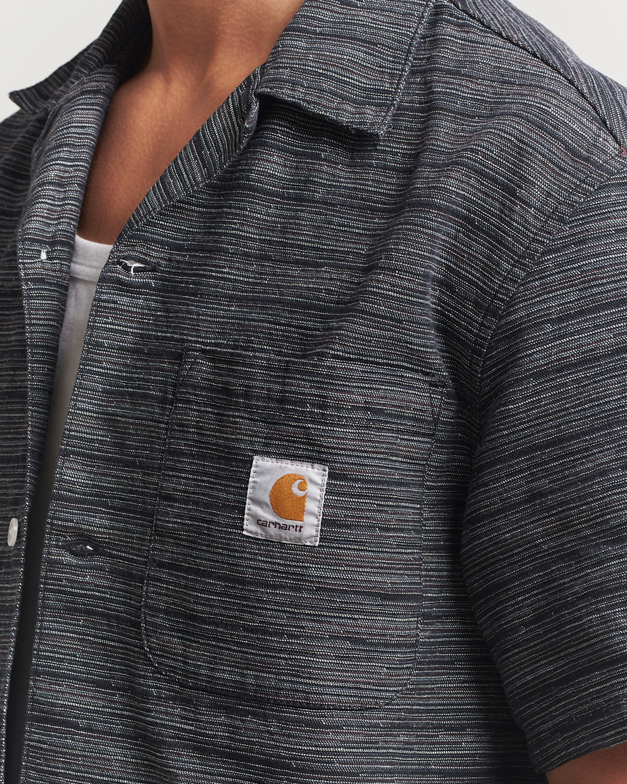 Carhartt WIP Gellar Short Sleeve Shirt Black at CareOfCarl.com
