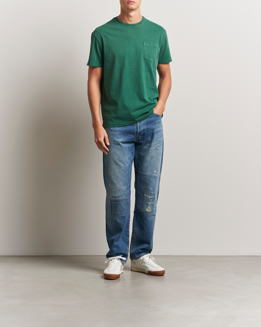 Men | T-Shirts | Polo Ralph Lauren | Washed Classic Fit Pocket Tee Washed Forest