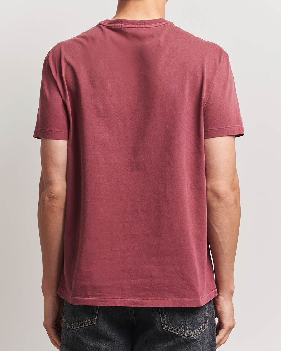 Men | T-Shirts | Polo Ralph Lauren | Washed Classic Fit Pocket Tee Red Wine