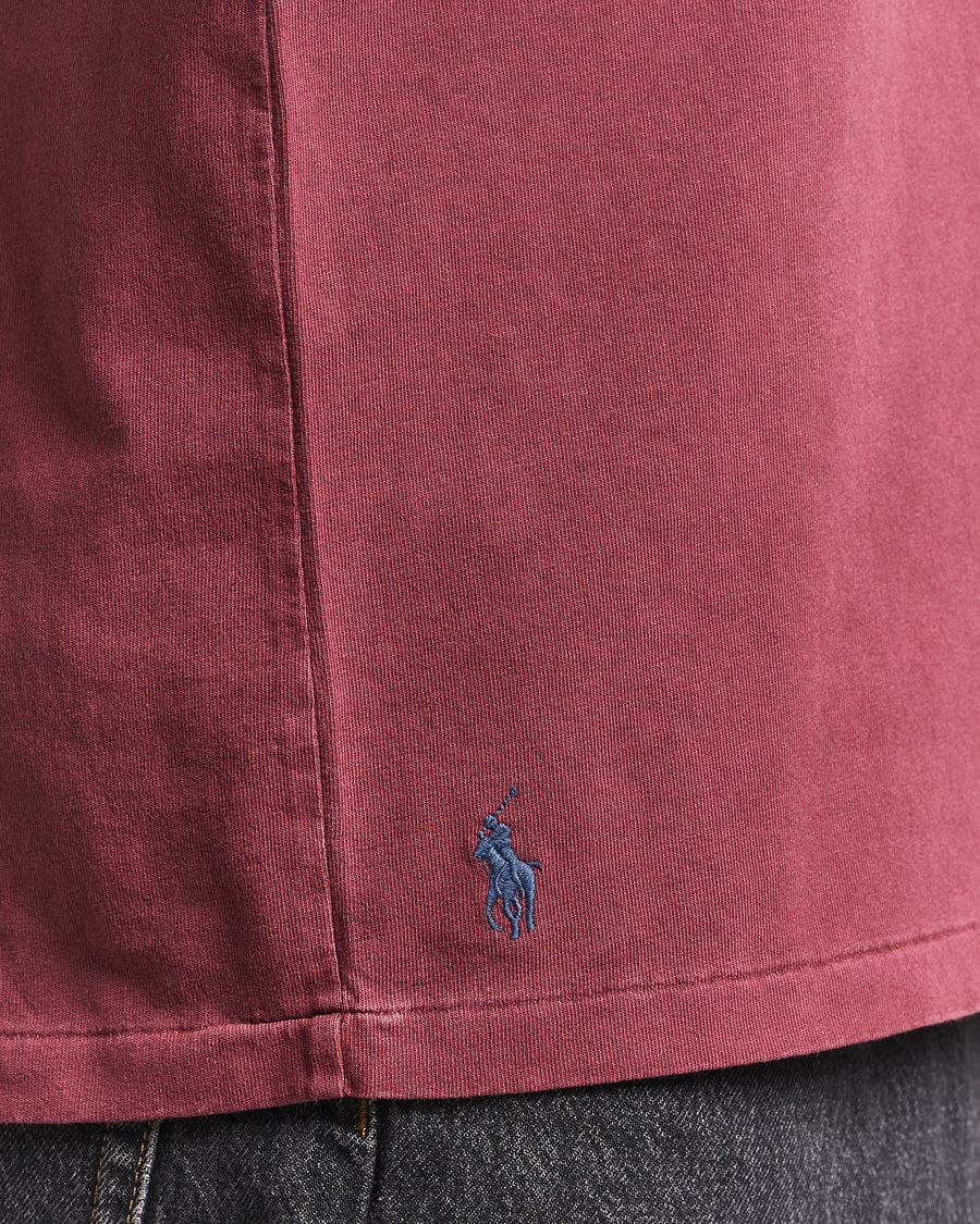 Men | T-Shirts | Polo Ralph Lauren | Washed Classic Fit Pocket Tee Red Wine