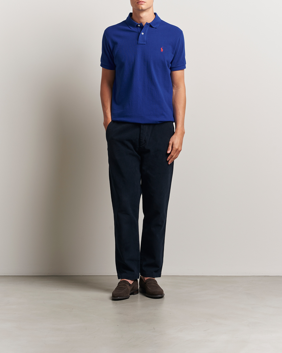 Men | Polo Shirts | Polo Ralph Lauren | Custom Slim Fit Polo Heritage Royal