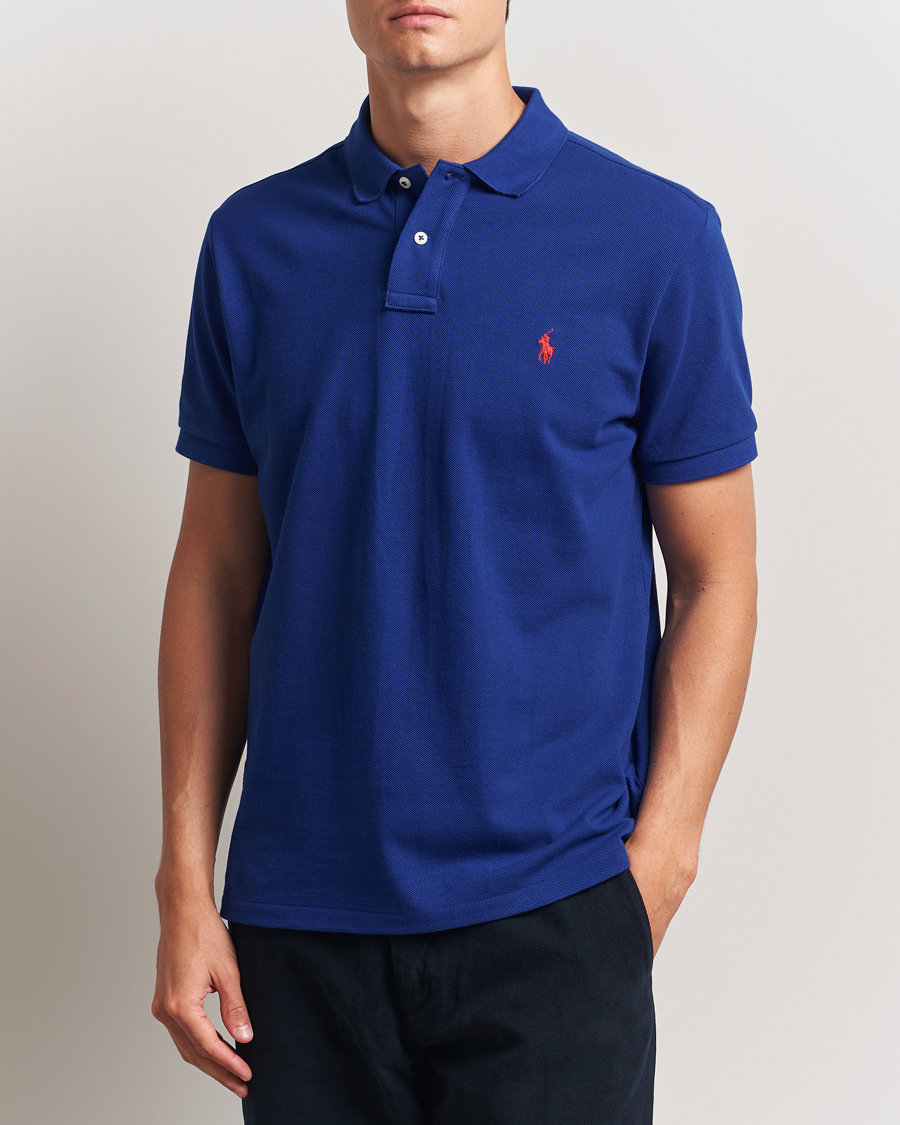Polo Ralph Lauren Slim Fit Polo Newport Navy at CareOfCarl.com