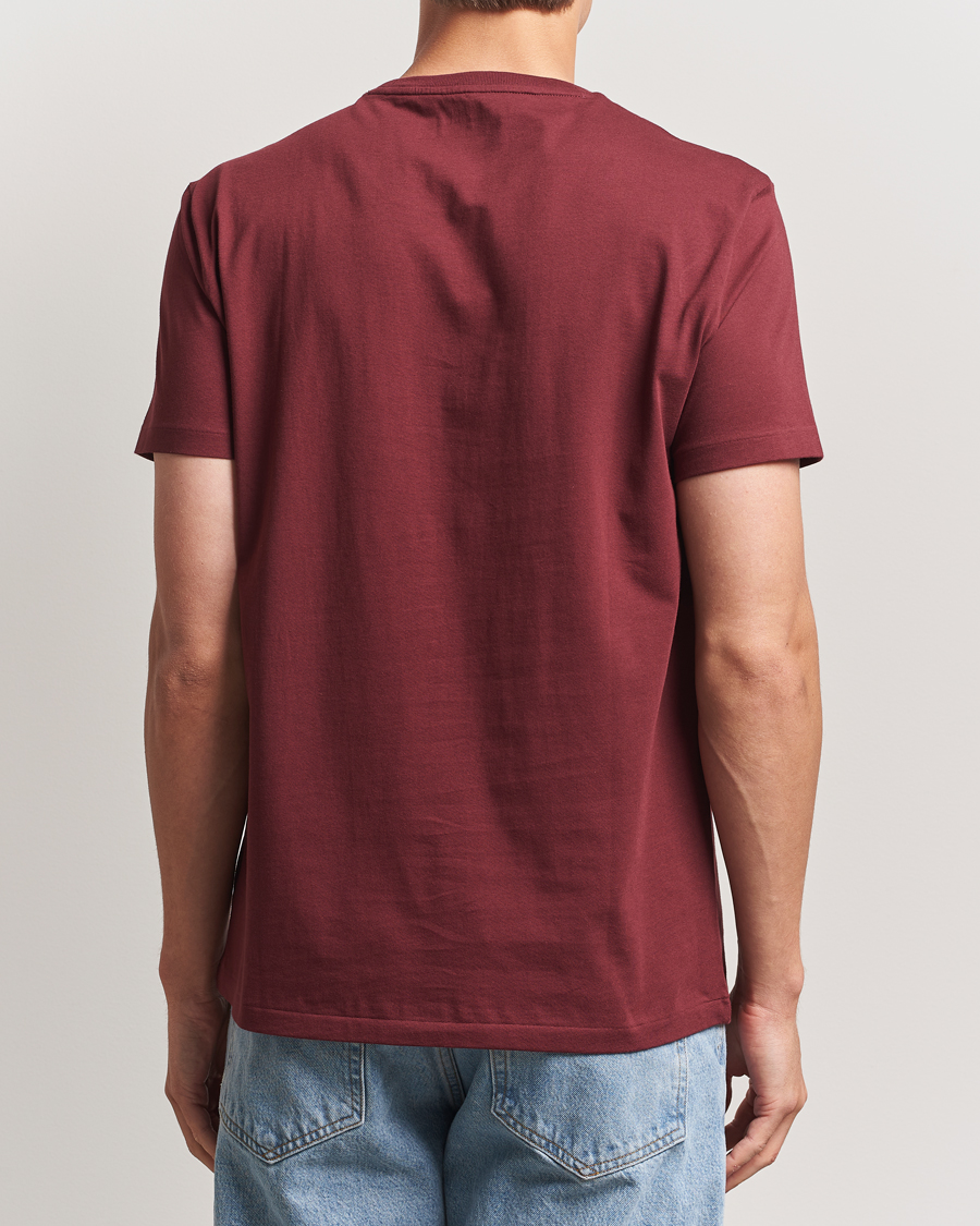 Men | T-Shirts | Polo Ralph Lauren | Custom Slim Fit Crew Neck T-Shirt Red Wine