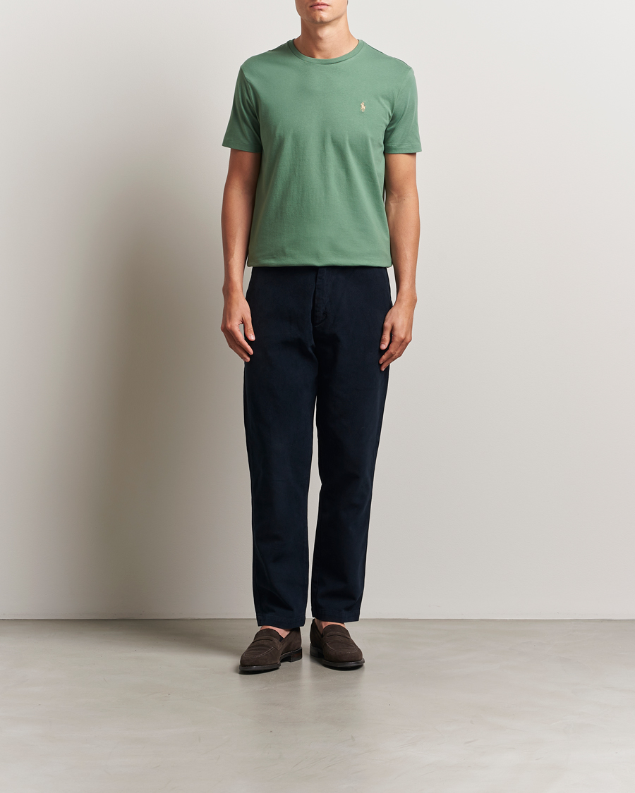 Men | T-Shirts | Polo Ralph Lauren | Custom Slim Fit Crew Neck T-Shirt Fatigue