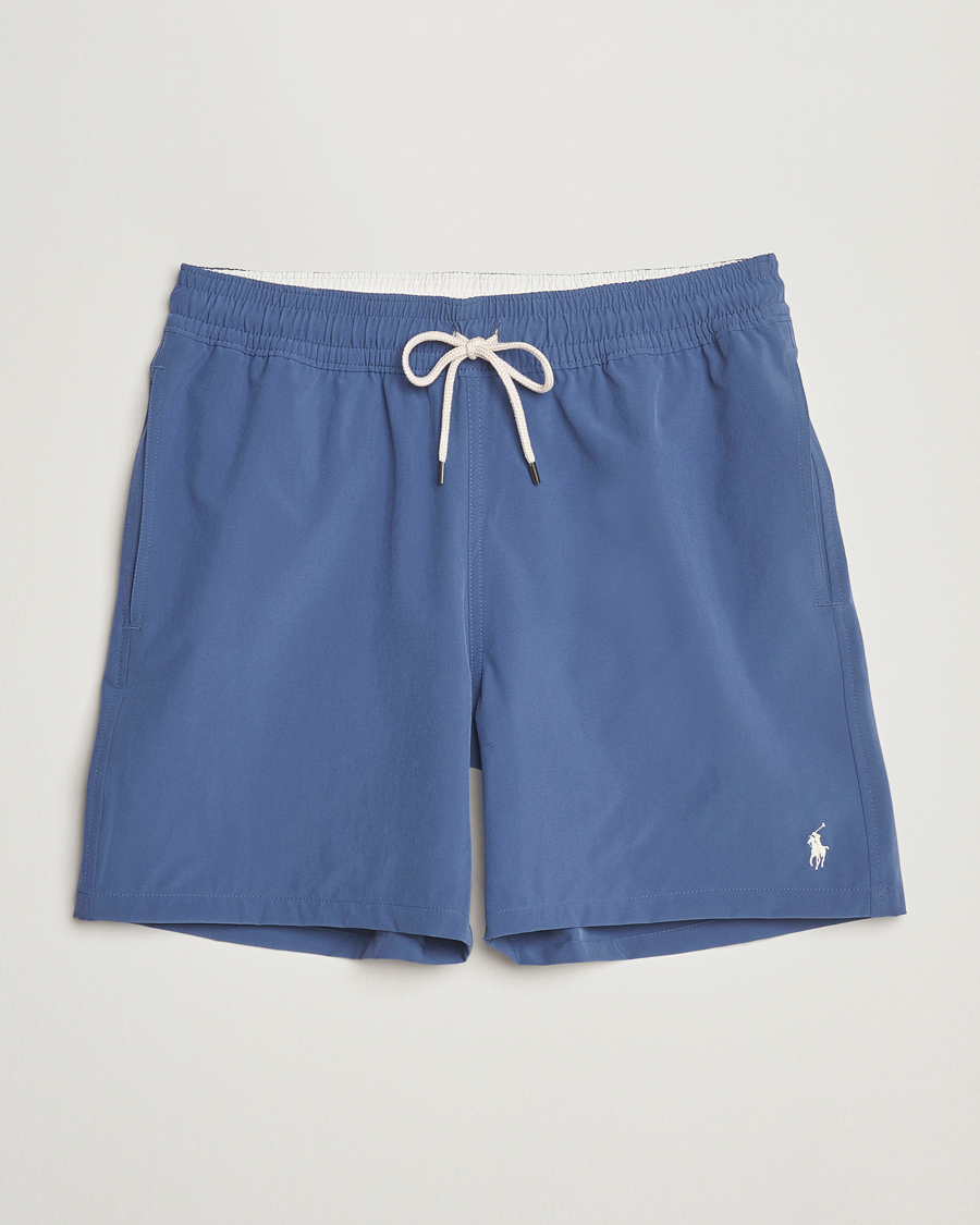 Men | Swimwear | Polo Ralph Lauren | Traveler Recycled Swimshorts Earth Blue
