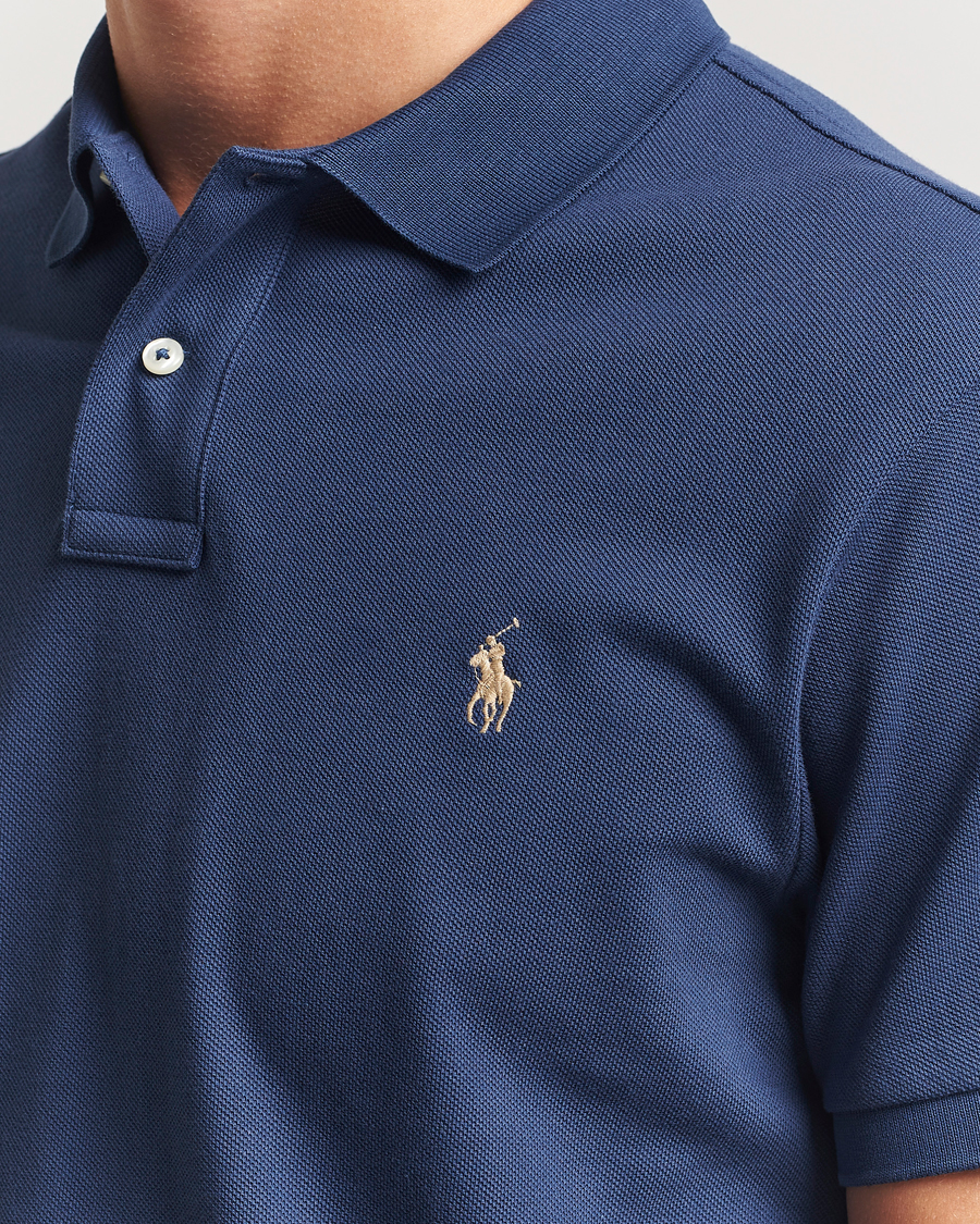 Men | Polo Shirts | Polo Ralph Lauren | Slim Fit Polo Rustic Navy