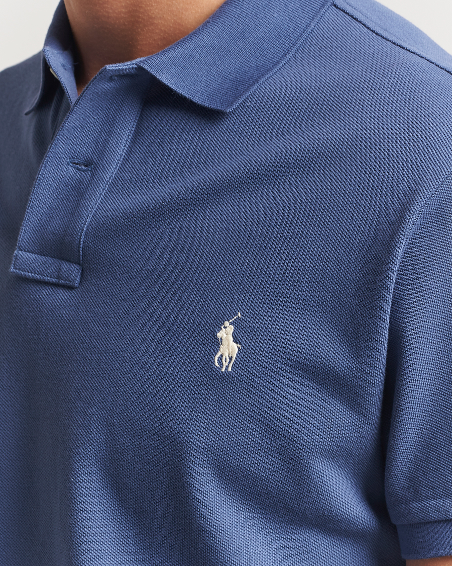 Men | Polo Shirts | Polo Ralph Lauren | Slim Fit Polo Earth Blue