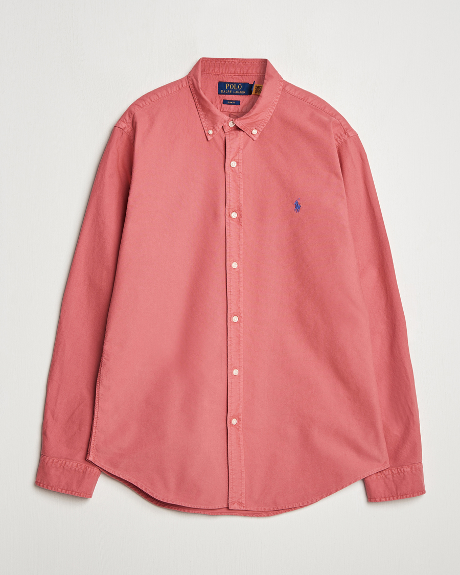 Polo Ralph Lauren Slim Fit Garment Dyed Oxford Shirt Adirondack