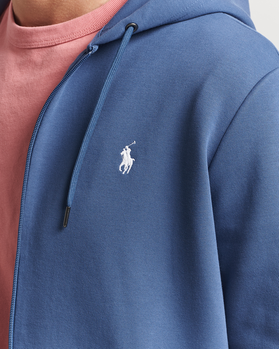 Polo Ralph Lauren Full-Zip Hoodie Earth Blue at CareOfCarl.com