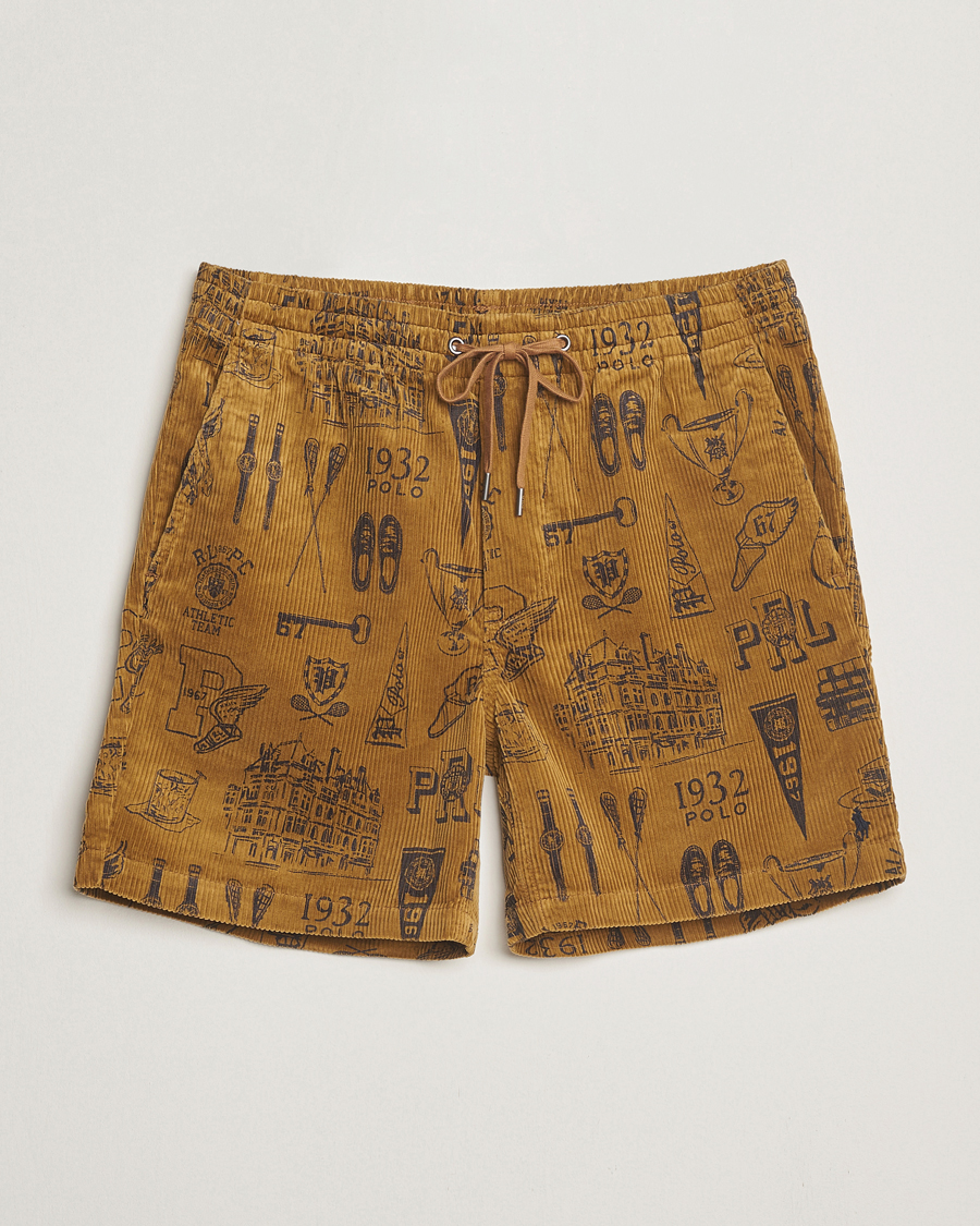 Men | Shorts | Polo Ralph Lauren | Prepster Corduroy Shorts Golden Brown Preppy Diary