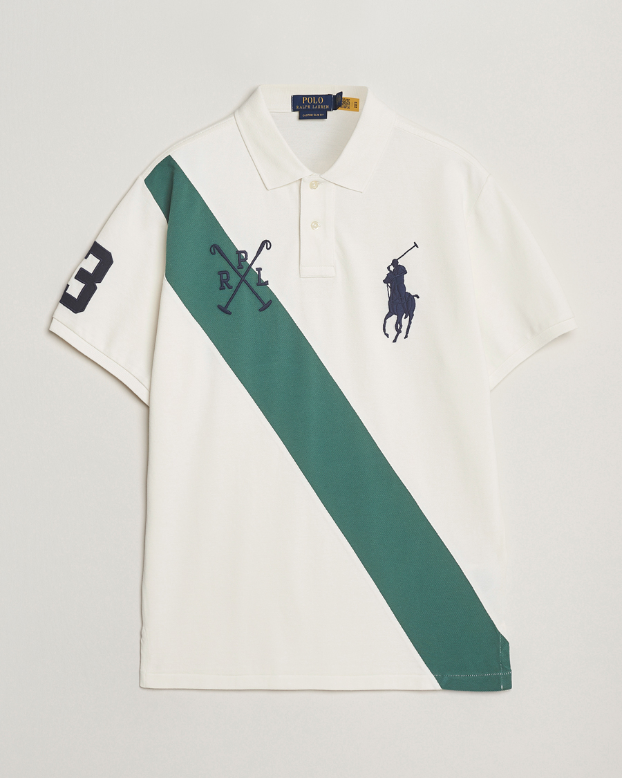 Polo Ralph Lauren Custom Slim Diagonal Stripe Polo Nevis/Washed