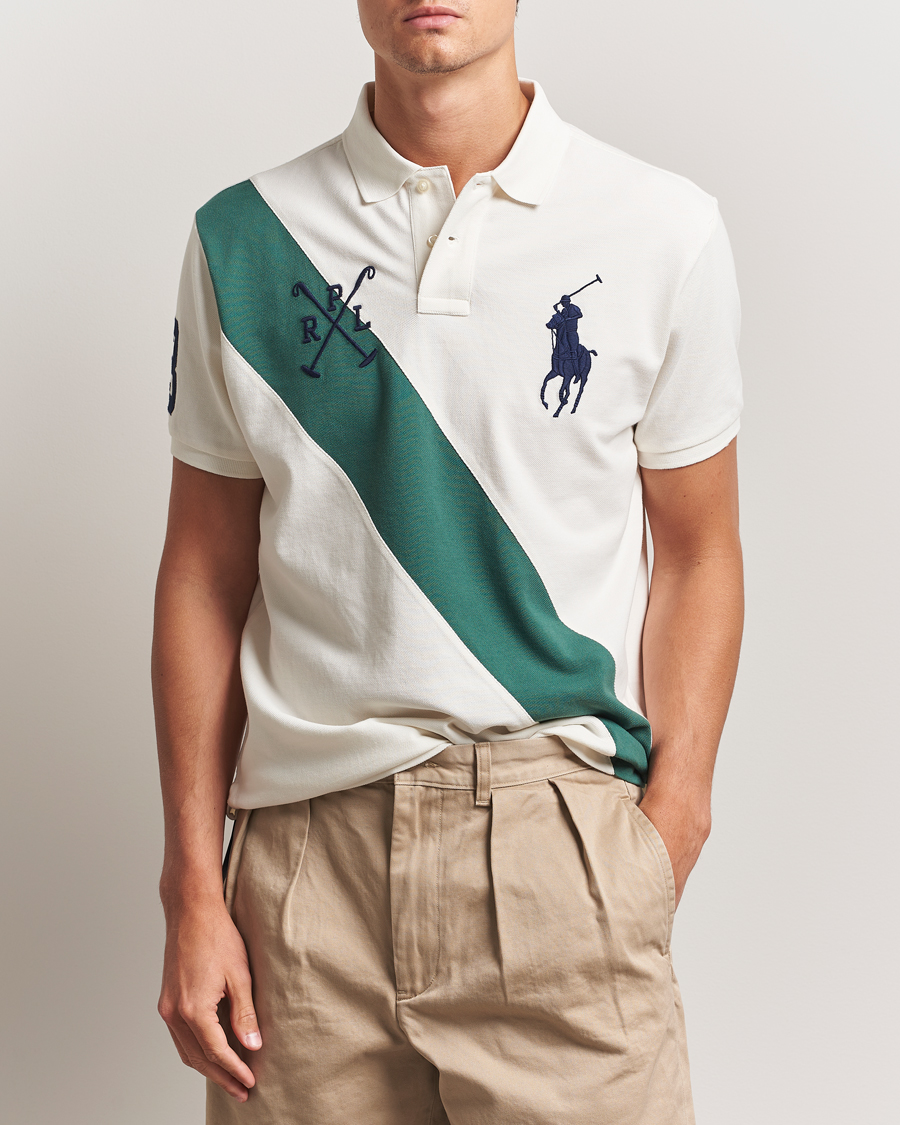 Polo Ralph Lauren Custom Slim Diagonal Stripe Polo Nevis/Washed