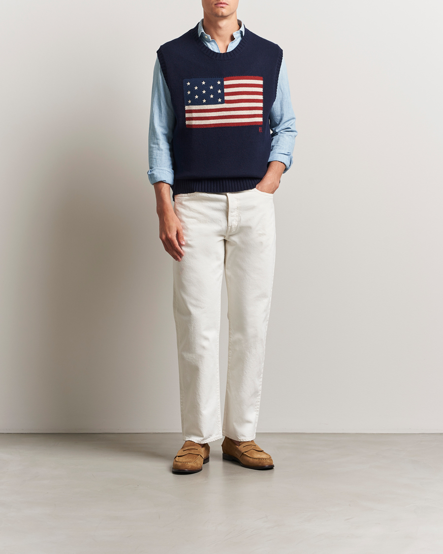 Men | Jeans | Polo Ralph Lauren | Stanford Heritage Straight Fit Jeans Matheo White