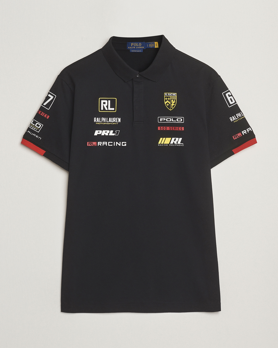 Men | Polo Shirts | Polo Ralph Lauren | RL Motorsport Polo Polo Black