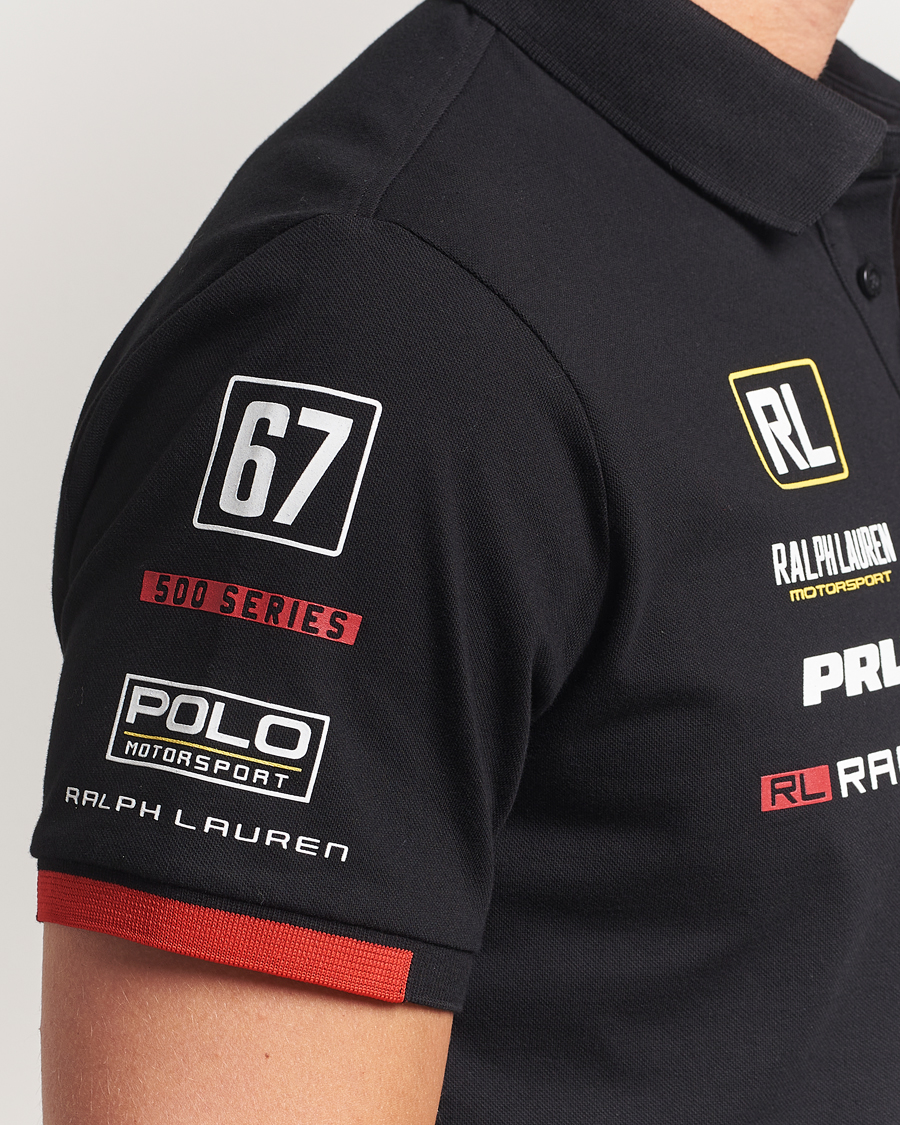 Men | Polo Shirts | Polo Ralph Lauren | RL Motorsport Polo Polo Black
