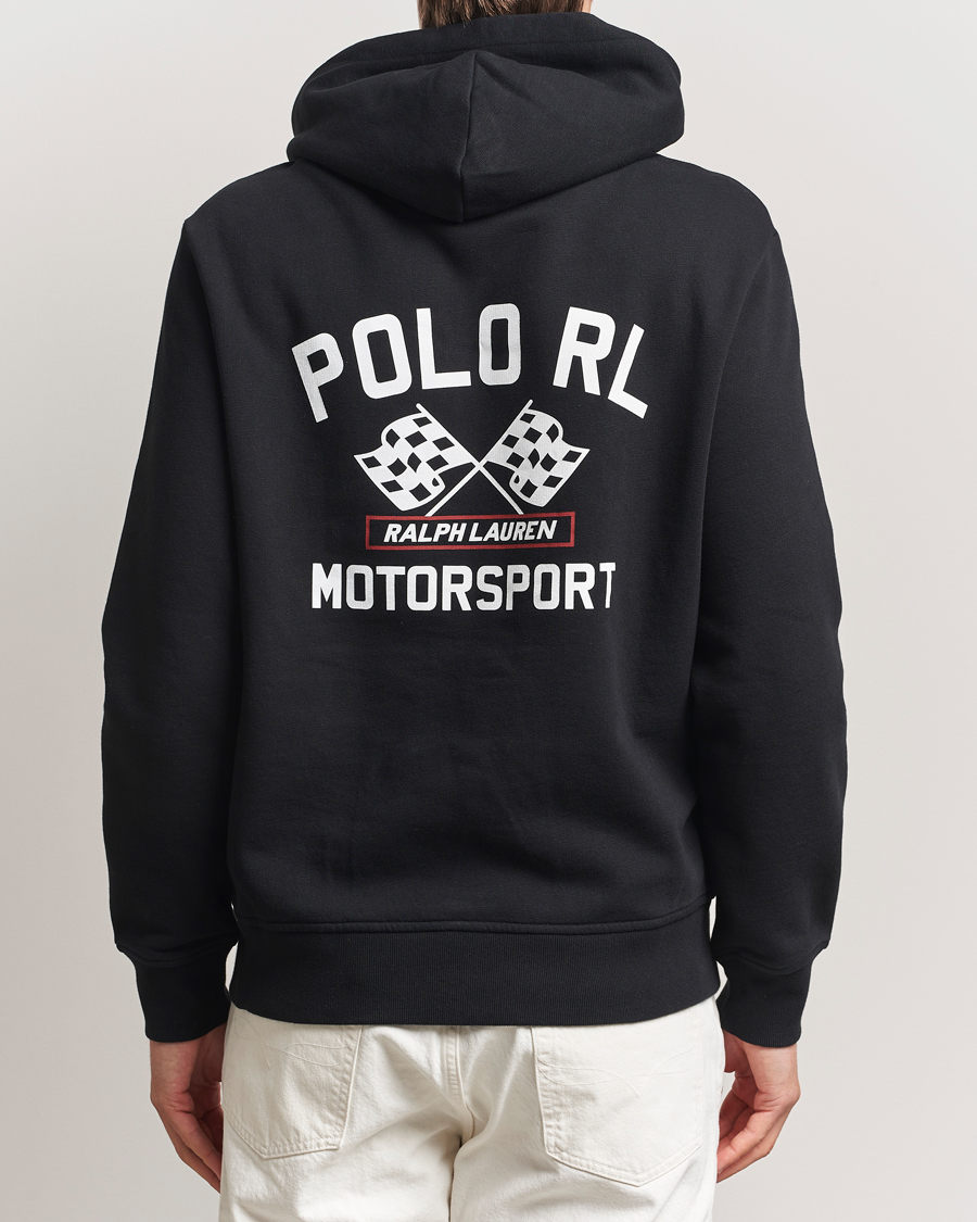 Men | Sweaters & Knitwear | Polo Ralph Lauren | RL Motorsport Hoodie Polo Black