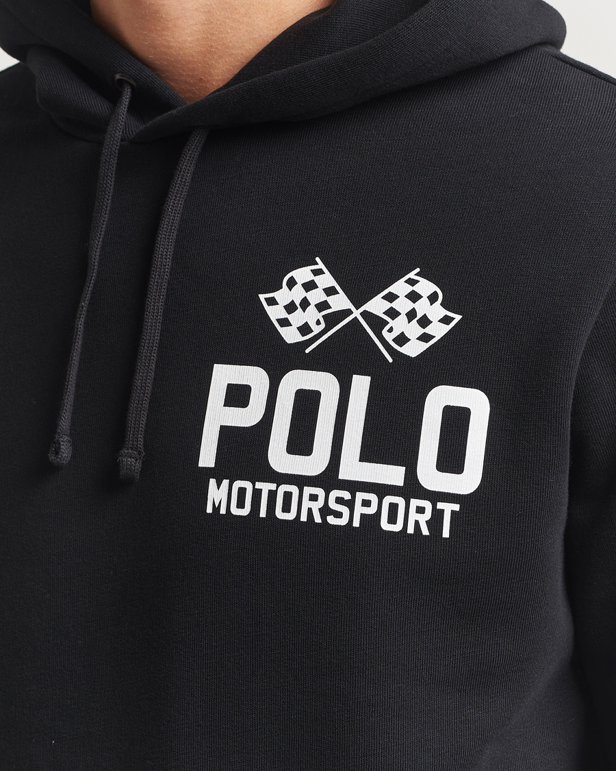 Men | Sweaters & Knitwear | Polo Ralph Lauren | RL Motorsport Hoodie Polo Black