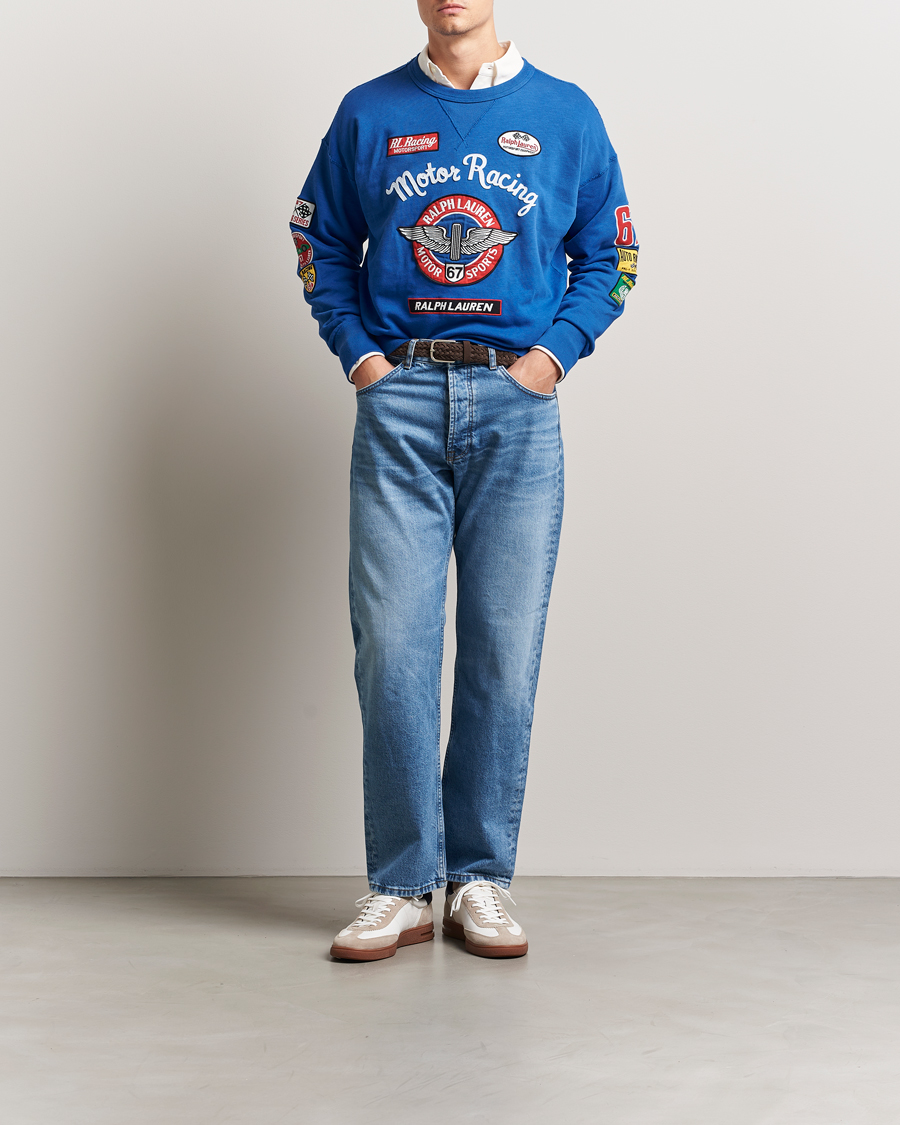Polo Ralph Lauren Vintage Fleece Motor Racing Sweatshirt Heritage