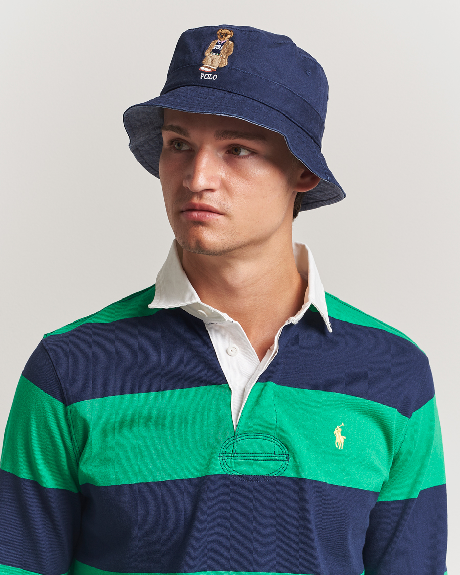 Men | Polo Ralph Lauren Loft Bucket Bear Hat Newport Navy | Polo Ralph Lauren | Loft Bucket Bear Hat Newport Navy