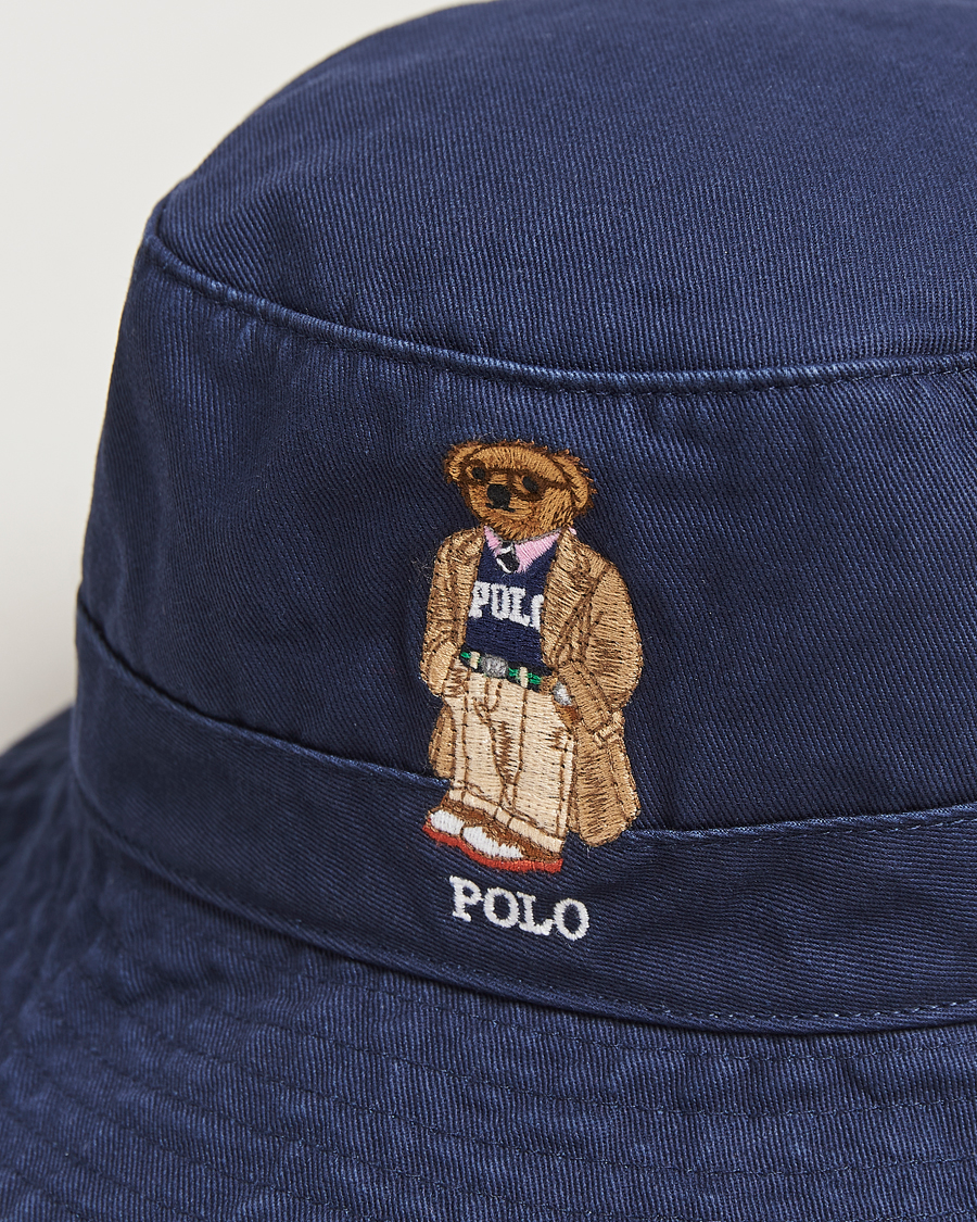 Men | Hats & Caps | Polo Ralph Lauren | Loft Bucket Bear Hat Newport Navy