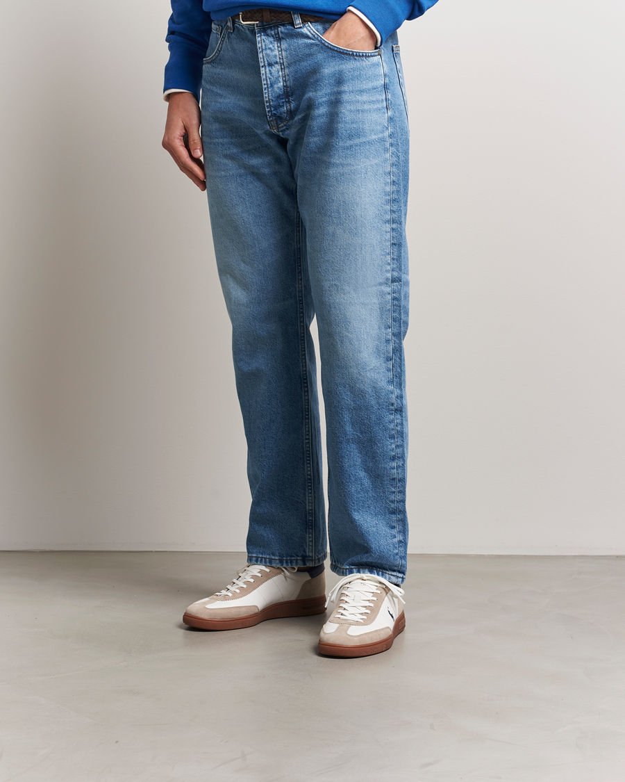 Polo Ralph Lauren Bedford Sneakers Milkshake/Navy at CareOfCarl.com