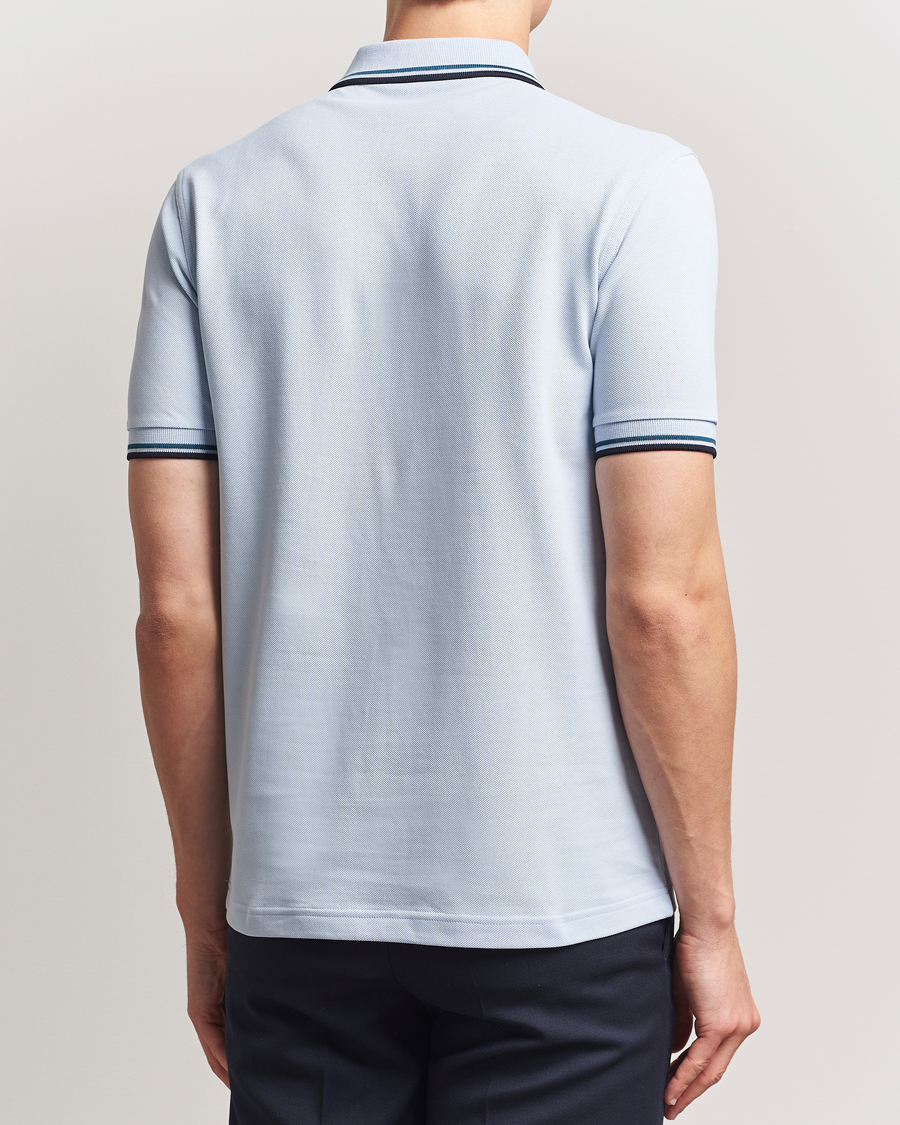 Men | Polo Shirts | Fred Perry | Twin Tipped Polo Shirt Light Smoke